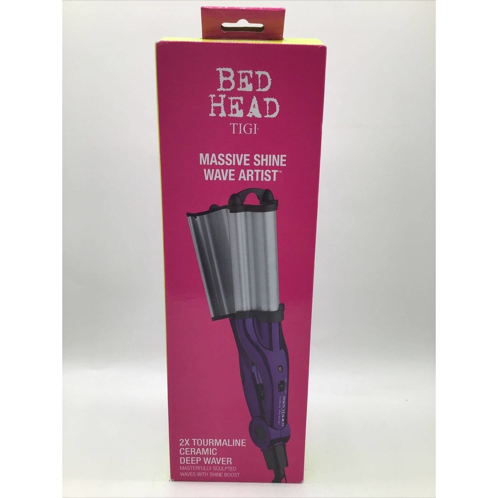 TIGI Bed Head Massive Shine Wave Artist 2x Tourmaline Ceramic Waver Curling Iron